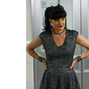 Bar 3 Sparkly Dress, black